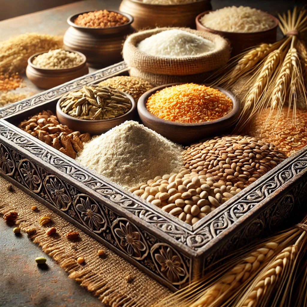 Aata, Rice & Dal